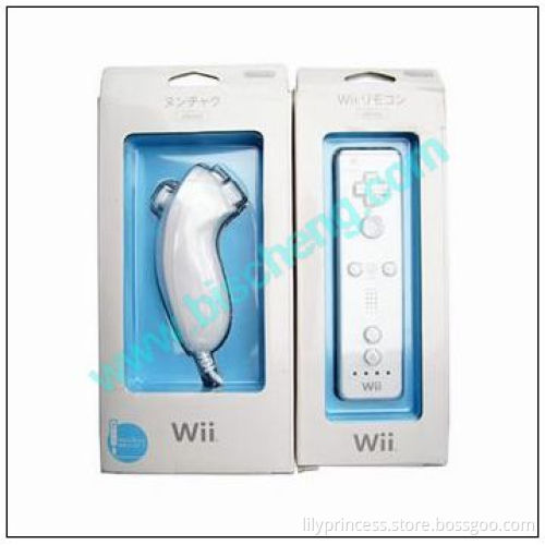 wii remote controller and nunchuck